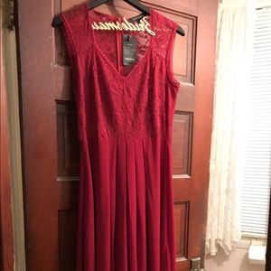 Floor length bridesmaid dress. NEVER WORN